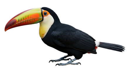 Naklejka premium Isolated Toucan Bird Profile