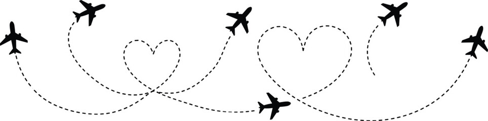  Airplane icon set, flight silhouettes collection, aircraft vector symbols, travel and aviation icons, flying plane graphics, airplane shapes pack, air travel vector art, airplane silhouette designs,  © Maisa