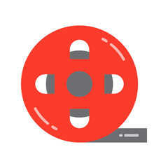 Fototapeta premium Film Roll flat