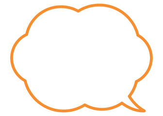 シンプルで使いやすい吹き出し