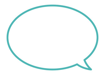 Fototapeta premium シンプルで使いやすい吹き出し