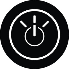 shutdow vector icon.