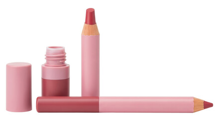 Isolated Pink Lipsticks