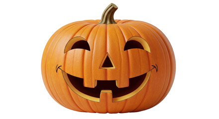 Isolated Halloween Pumpkin