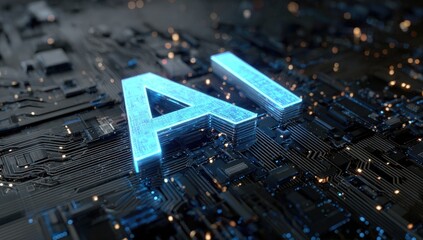 AI on circuit board
