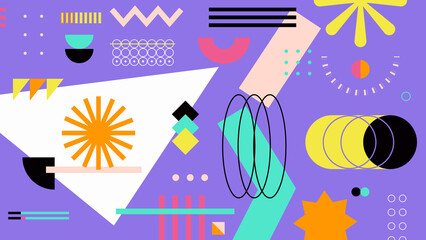 Futuristic Colorful Digital Background