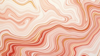 Obraz premium Peach and gold marbled surface agate texture