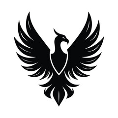 Obraz premium Luxury Phoenix Logo Template vector art