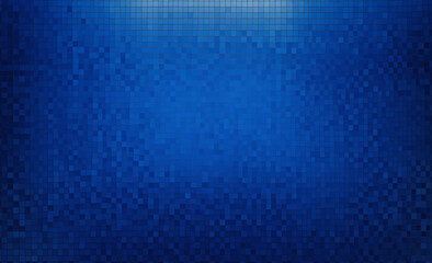  A deep blue background with a textured grid pattern, creating digital and abstract visual depth.