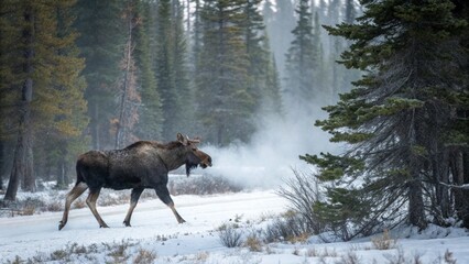Moose, sharp and realistic, Photo,4K