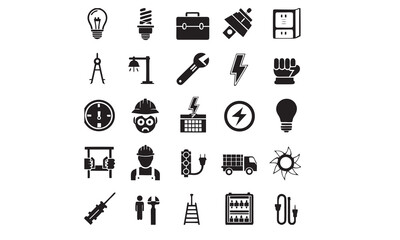 Electrical Icons And Symbols