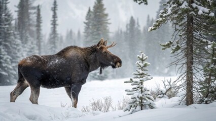 Moose, sharp and realistic, Photo,4K