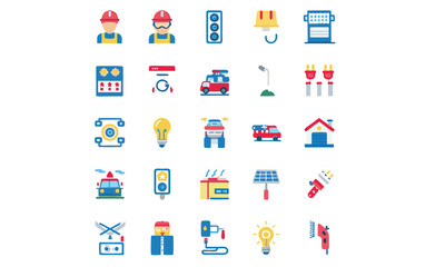 Electrical Icons And Symbols
