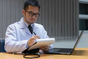 Doctors work in offices in hospitals, diagnose diseases, and prescribe medications to patients.