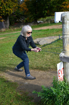 Apple Catapult at Pumpkin Patch