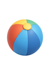 Colorful Beach Ball high quality realistic image
