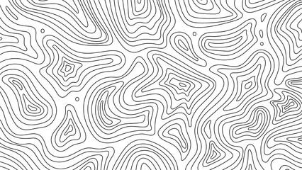Artistic Contour Mapping Illustration Background