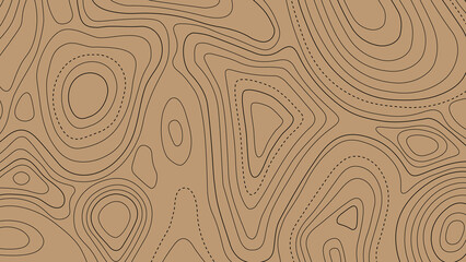Earth Tone Contour Illustration Background
