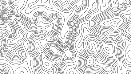 Minimal Topographic Contour Design Background