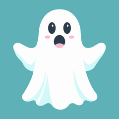 Funny ghost characters vector illustration
