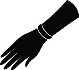 hand holding a brush