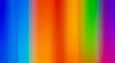 Vibrant vertical stripes of the rainbow spectrum displaying a smooth gradient transition of colors from blue to purple