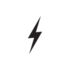 Thunder Strom logo Vector, Simple icon