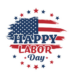 Happy labor day in United States of America background vector illustration