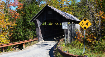 Gold Brook Covered Bridge in Stowe