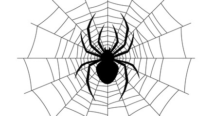 Fototapeta premium spider on web