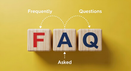 Obraz premium Frequently asked questions faq information help support question answer query guidance assistance guide