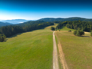 Lot nad Palenicą w Żegiestowie latem. © rogozinski