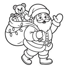 Holiday Santa Illustration