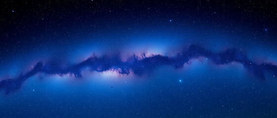Naklejka premium The Vast Beauty of the Milky Way Galaxy