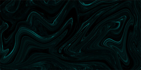 Abstract dark, fluid abstract background with swirling, marbled patterns in deep teal and black.  Smooth, glossy texture mimics flowing ink or liquid smoke, with elegant curves and organic motion.