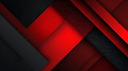 Bold red and black geometric abstract background image