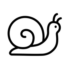 Cute snail icon vector illustration. Autumn nature vector illustrations. © bannanabread