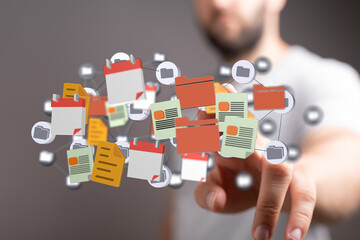 Improve workflow with efficient digital file management.  Organize documents, calendars, and folders.