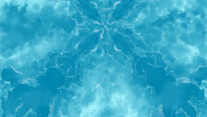 Ocean Wave Light Watercolor Background.