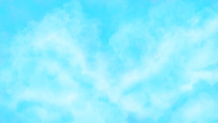 Pale Blue Pastel Watercolor Background.