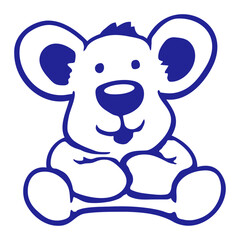 Ice Bear Happy Smile Cute Teddy Friendly Koala Grizzly