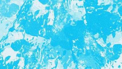 Bright Cyan Paint Splash. Blue Paint Background.