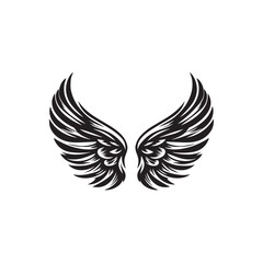 Obraz premium wings vector illustration