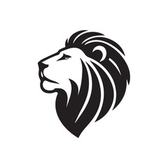Fototapeta premium lion head vector illustration