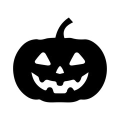 halloween pumpkin isolated on white