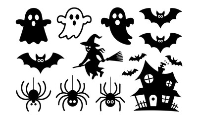 set of halloween icons