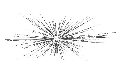 Black abstract starburst explosion splatter grunge texture white.Circular starburst explosion texture. Distressed uneven grunge background.