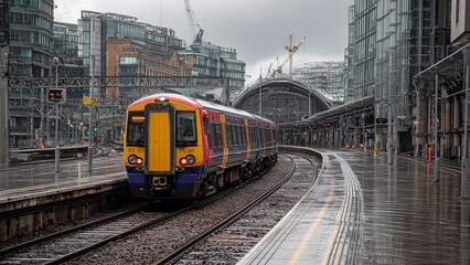 Obraz premium London train station.
