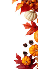 PNG Thanksgiving background pumpkins backdrop.