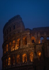 Colosseum at sunset